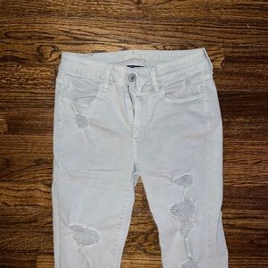 American Eagle Skinny Jeans With Rips